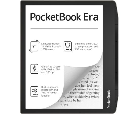 PocketBook Era, Stardust Silver, 1GB RAM, 16GB Flash 7"