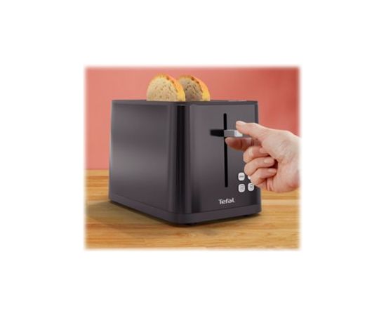 TEFAL Toaster TT6408 Power 850 W Number of slots 2 Housing material Plastic Black