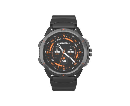Hammer Watch 2 Smart watch GPS (satellite) AMOLED 1.5" Waterproof Black