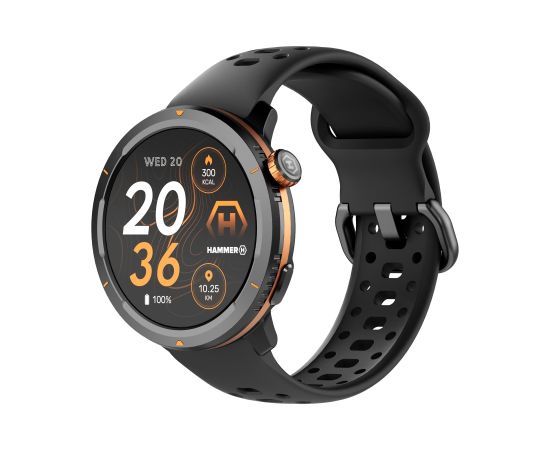 Hammer Watch 2 Lite Smart watch AMOLED 1.43" Waterproof Black