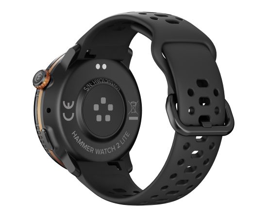 Hammer Watch 2 Lite Smart watch AMOLED 1.43" Waterproof Black