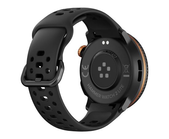 Hammer Watch 2 Lite Smart watch AMOLED 1.43" Waterproof Black