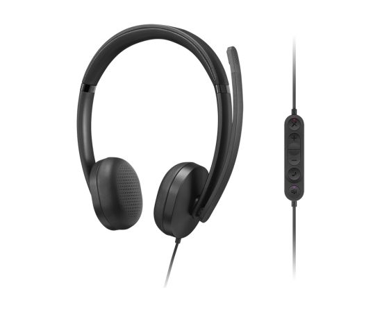 Lenovo Wired VoIP Headset 5000 (Teams) Built-in microphone USB Type-A, USB Type-C Black Austiņas