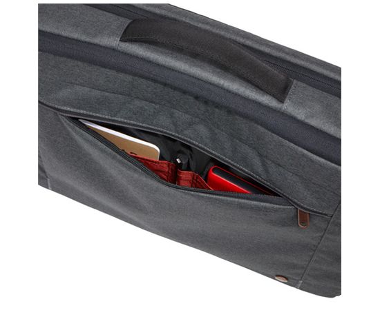 Case Logic Era Hybrid Briefcase Fits up to size 15.6 " Messenger - Briefcase/Backpack Obsidian Shoulder strap