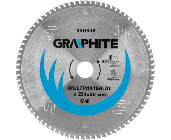 Griešanas disks Graphite 55H548; 254x30 mm