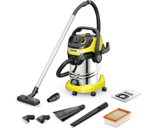Sausās un mitrās tīrīšanas putekļsūcējs Karcher WD 6 P S V-30/8/35/T Car Industriālie putekļu sūcēji