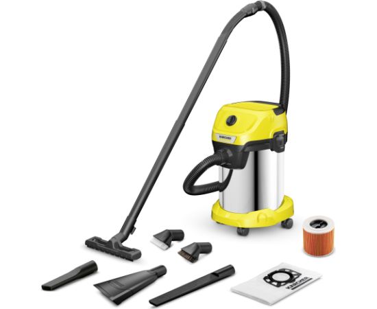 Sausās un mitrās tīrīšanas putekļsūcējs Karcher WD 3 S V-19/6/20 Car Industriālie putekļu sūcēji