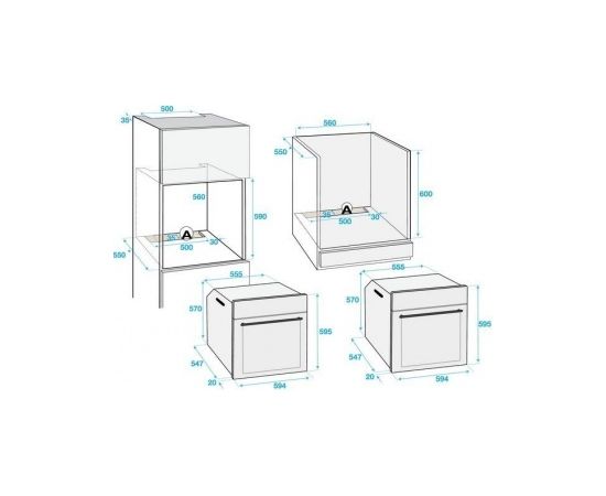 BEKO BIM24400WCS cepeškrāsns