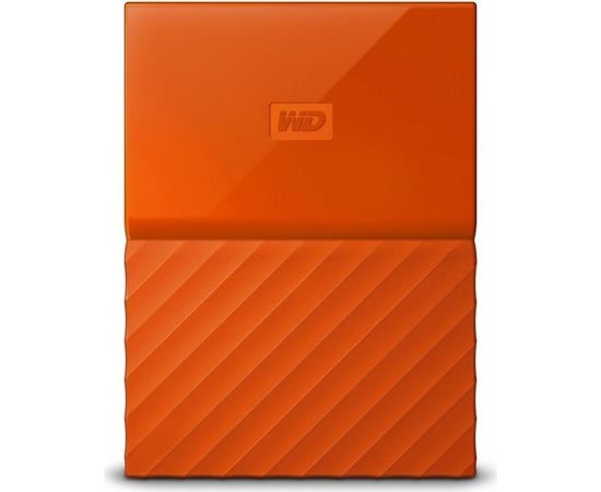 WD 2TB Orange My Passport Portable External Hard Drive USB 3.0