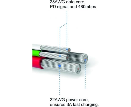 Swissten Textile Fast Charge 3A Lighthing (MD818ZM/A) Datu un Uzlādes Kabelis 1.2m Melns