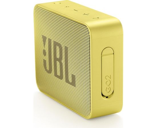 JBL GO 2 Yellow Portatīvais skaļrunis