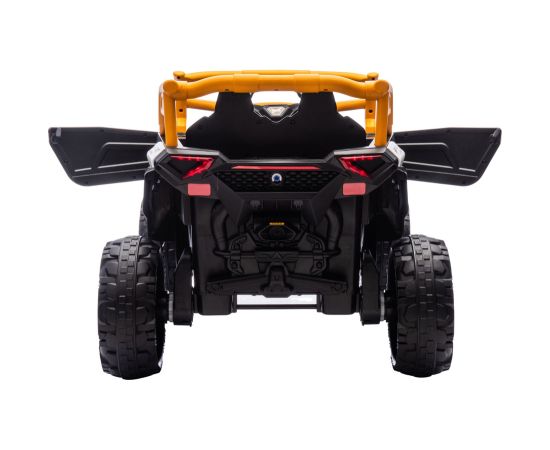 Lean Cars M2 Yellow Battery-Powered Vehicle 4x4