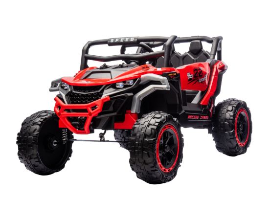 Lean Cars M1 Red Battery-Powered Vehicle 4x4