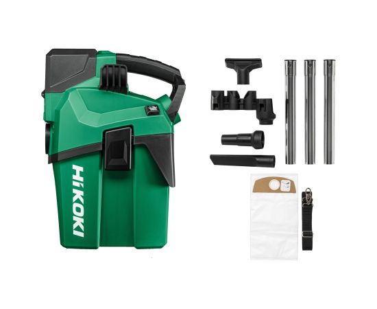 Putekļsūcējs Hikoki RP18DLAW4Z; 18 V (bez akumulatora un lādētāja) Industriālie putekļu sūcēji