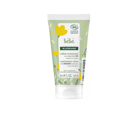 Klorane Bebe Moisturising Cream - Hydratační krém s bio měsíčkem 50ml Smaržas - NESAKĀRTOTS