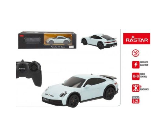 Радиоуправляемая машина PORSCHE 911 DAKAR 1:24 (батарейки) Rastar 6 направ. CB41328