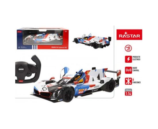 Radio vadāmā mašīna BMW V8 LMDH 1:14 (baterijas) Rastar 6 virzieni CB41325