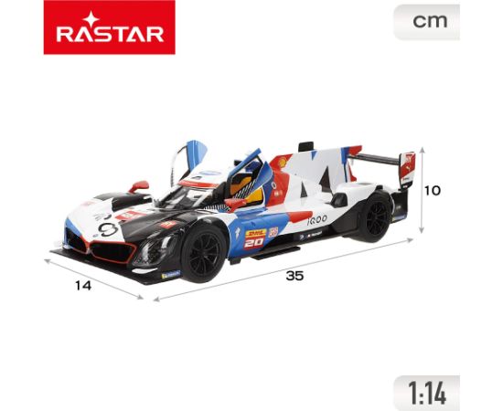 Radio vadāmā mašīna BMW V8 LMDH 1:14 (baterijas) Rastar 6 virzieni CB41325