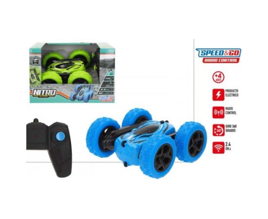 Radio vadāmā mašīna ar  360 ° rotāciju (baterijas) 17 cm 4+ CB39182