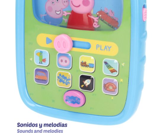 Playgo Музыкальная игрушка Планшет Свинка Пеппа со звуком от 6 месяцев CB39160 Muzikālās rotaļlietas