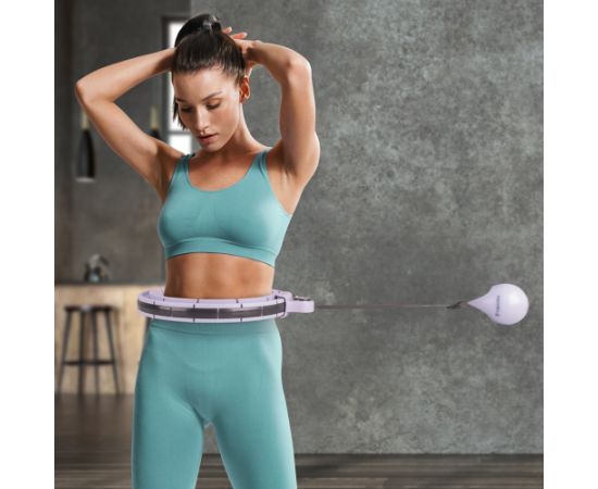 Hula Hoop ar atsvaru inSPORTline Feel 69 - 108 cm Гимнастические кольца