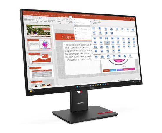 Lenovo ThinkVision T27-40 LED display 68.6 cm (27") 1920 x 1080 pixels Full HD Black