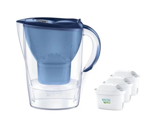 Brita Marella+3 Maxtra Pro PP filter jug (2.4 l; blue)