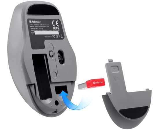 MOUSE DEFENDER FEAM MM-296 RF SILENT MINT
