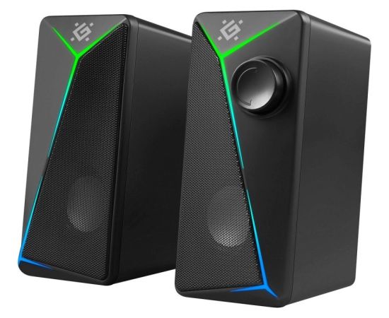 PC Speakers 2.0 DEFENDER J5 2.0 6W LED USB black