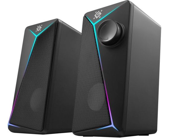 PC Speakers 2.0 DEFENDER J5 2.0 6W LED USB black