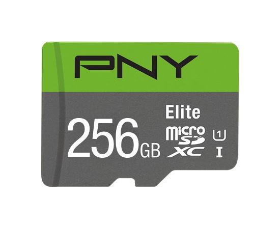 Pny Technologies Karta pamięci PNY microSD Elite 256GB Atmiņas kartes micro SD SDHC