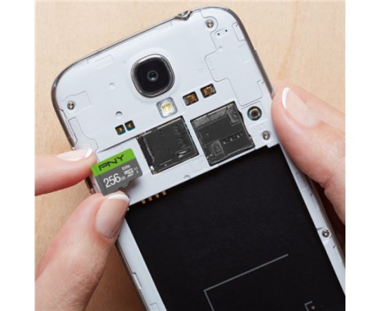 Pny Technologies Karta pamięci PNY microSD Elite 256GB Atmiņas kartes micro SD SDHC