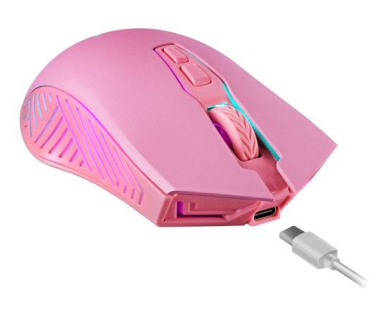 WIRELESS MOUSE DEFENDER PANDORA RF PINK 3200dpi 7P