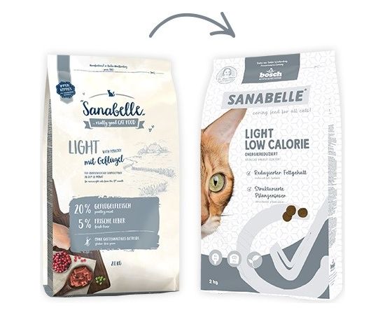 BOSCH Sanabelle Light Poultry z drobiem 8kg