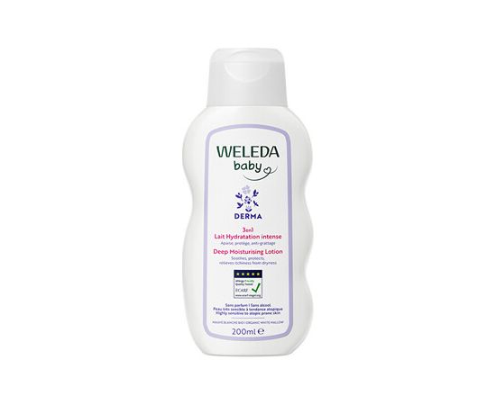 Weleda Derma Deep Moisturising Lotion - Hydratační mléko 3v1 200ml Smaržas - NESAKĀRTOTS