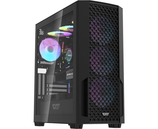 Computer case Darkflash DF2100 + 4 ARGB fans (black)