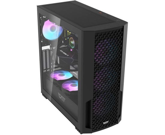 Computer case Darkflash DF2100 + 4 ARGB fans (black)