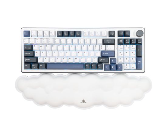 White Shark KP-012 Cumulus Cloudy Keyboard Wrist Rest White