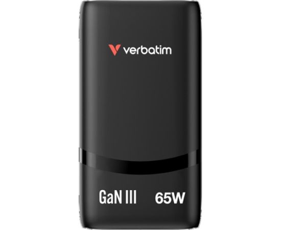 Verbatim Fold n Go Сетевой зарядное устройство USB-C / 65W / черный Verbatim Fold n Go Сетевой зарядное устройство USB-C / 65W / черный
