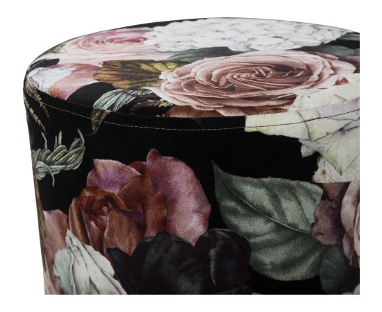 Пуф LA PERLA D35xH42см, материал покрытия: бархатная ткань, цвет: цветистый Мебель для прихожей