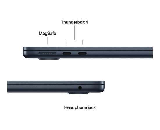 Apple MacBook Air (2025) 13” M4 chip with 10-core CPU and 10-core GPU 24GB 512GB SSD - Midnight RUS Ноутбуки