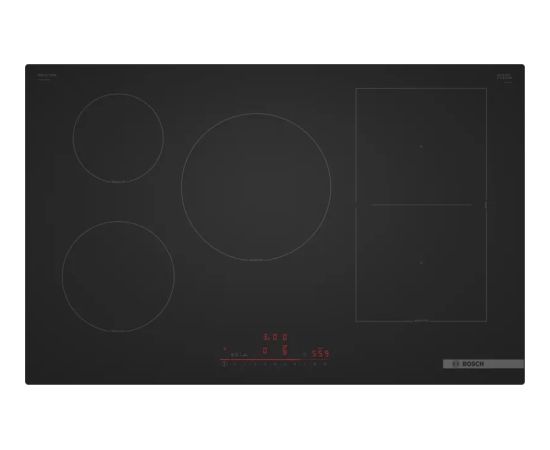 Bosch Serie6 PVW81CHB1E Black Indukcijas virsma, iebūvējama 80cm Iebūvējama virsma - Indukcijas