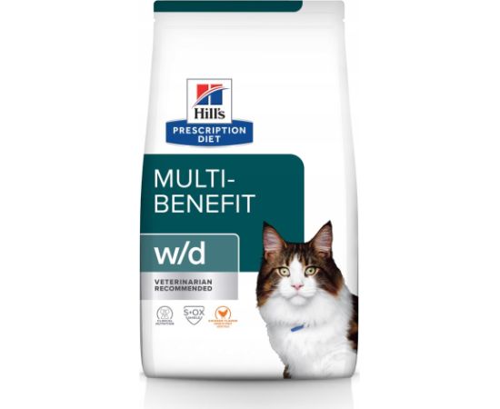 HILL'S PRESCRIPTION DIET Multi-Benefit Feline w/d Dry cat food Chicken 3 kg