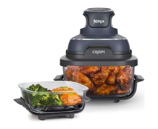 Ninja CRISPi Single 3.8 L 1700 W Hot air fryer Blue, Grey, Transparent