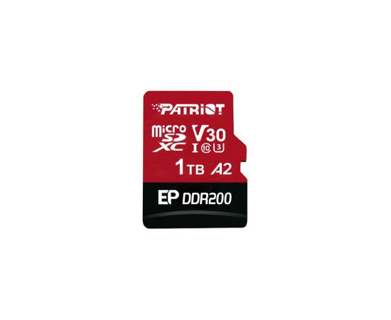 Patriot EP DDR200 Micro SDXC 1TB 160/120 MB/s U3 Atmiņas kartes micro SD SDHC