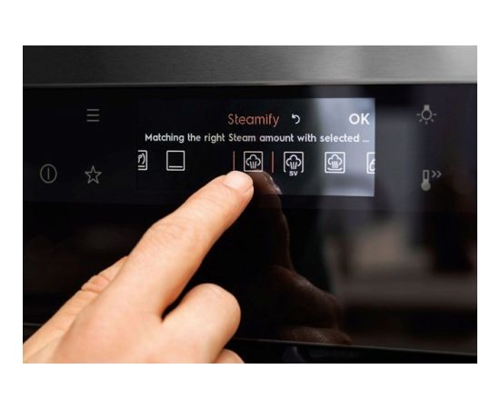 Electrolux EOB8S38X Tvaika cepeškrāsns 800.sērijas MealAssist SteamPro ar tvaika tīrīšanu 70L 3.5kW Cepeškrāsnis, iebūvējamas
