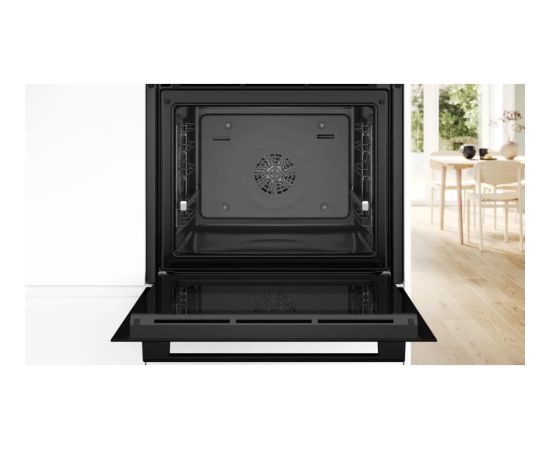 Bosch Serie 6 HBG537FB4 oven 71 L A Black Cepeškrāsnis, iebūvējamas