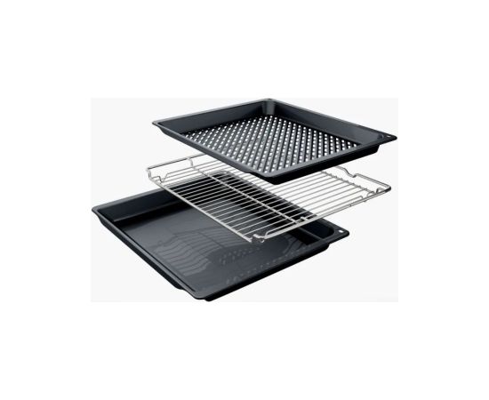 Bosch Serie 6 HBG537FB4 oven 71 L A Black Cepeškrāsnis, iebūvējamas