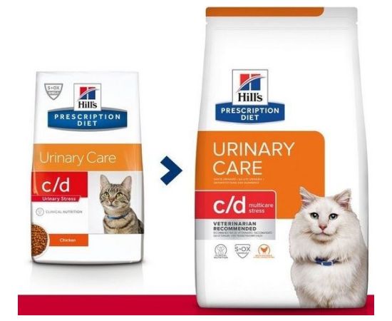 HILL'S PRESCRIPTION DIET Feline c/d Multicare Stress  Dry cat food Chicken 8 kg