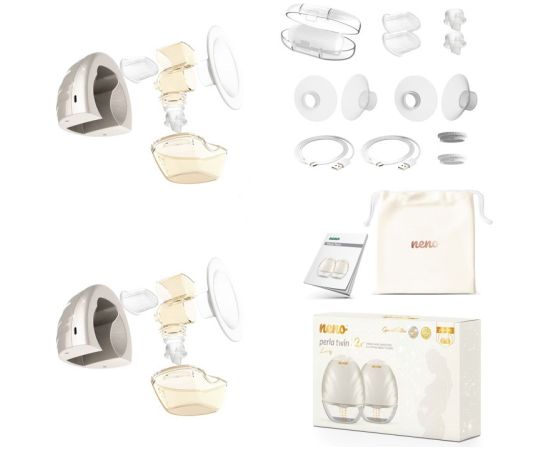 Neno Perla Twin – two three-phase cordless premium electronic breast pumps Кормление грудью